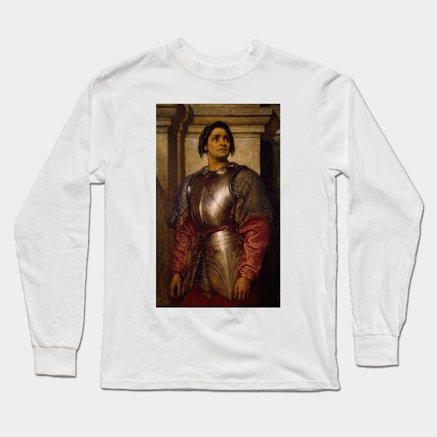 A Condottiere by Frederic Leighton Long Sleeve T-Shirt by Classic Art Stall